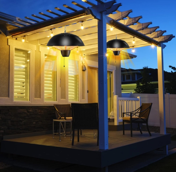 Halogen outdoor heater