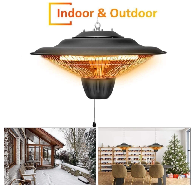 Modern infrared bathroom heater
