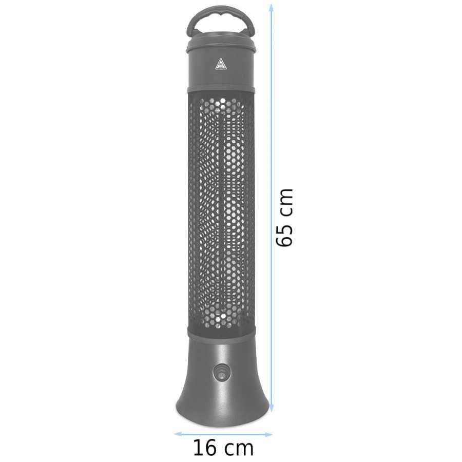 Flame effect heater